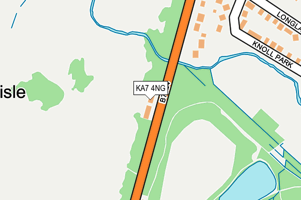 KA7 4NG map - OS OpenMap – Local (Ordnance Survey)