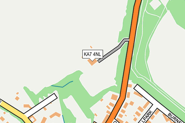 KA7 4NL map - OS OpenMap – Local (Ordnance Survey)