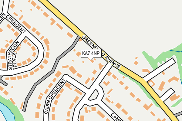 KA7 4NP map - OS OpenMap – Local (Ordnance Survey)