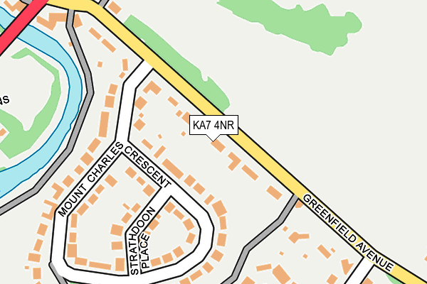 KA7 4NR map - OS OpenMap – Local (Ordnance Survey)