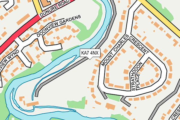 KA7 4NX map - OS OpenMap – Local (Ordnance Survey)