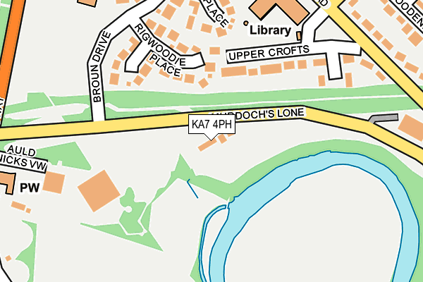 KA7 4PH map - OS OpenMap – Local (Ordnance Survey)