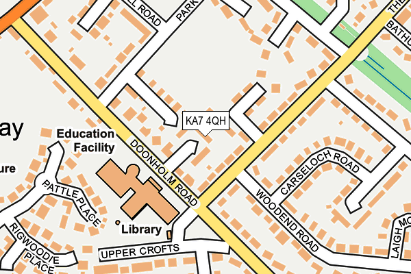 KA7 4QH map - OS OpenMap – Local (Ordnance Survey)
