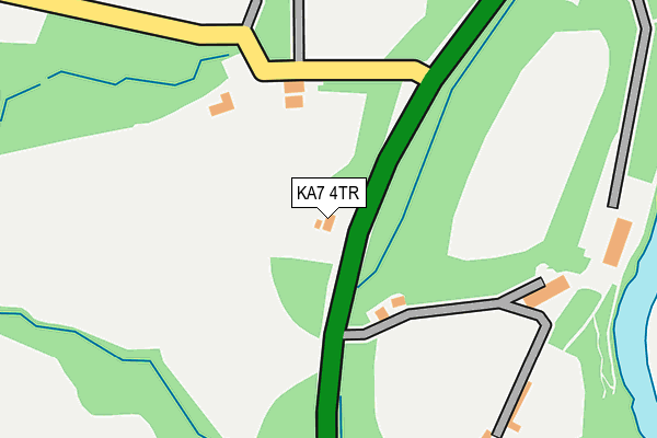 KA7 4TR map - OS OpenMap – Local (Ordnance Survey)