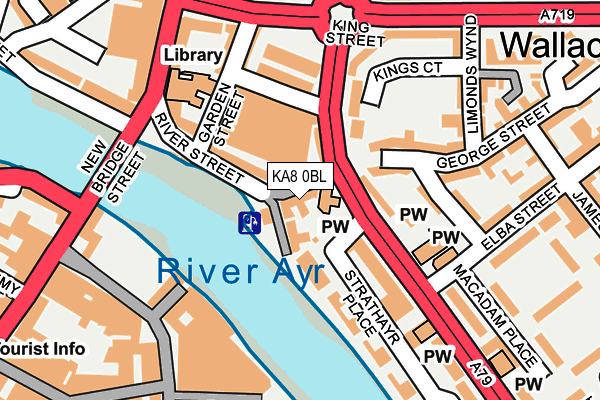 KA8 0BL map - OS OpenMap – Local (Ordnance Survey)