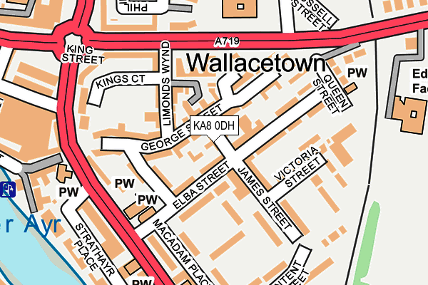 KA8 0DH map - OS OpenMap – Local (Ordnance Survey)