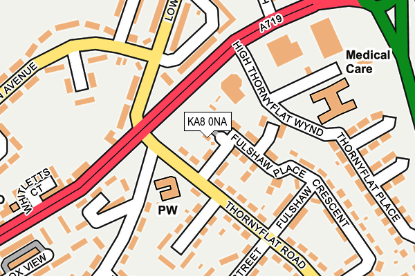 KA8 0NA map - OS OpenMap – Local (Ordnance Survey)