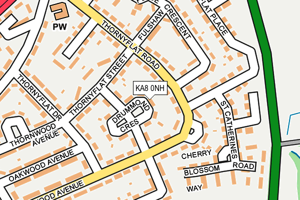 KA8 0NH map - OS OpenMap – Local (Ordnance Survey)