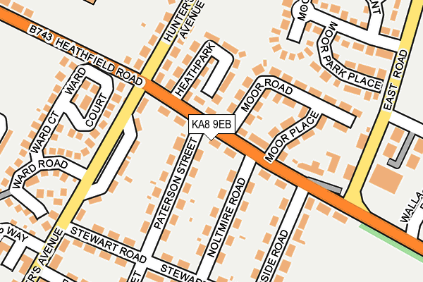 KA8 9EB map - OS OpenMap – Local (Ordnance Survey)