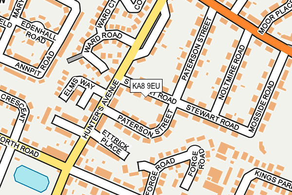 KA8 9EU map - OS OpenMap – Local (Ordnance Survey)