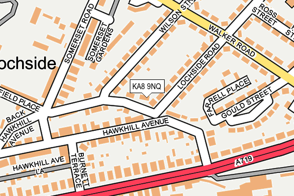 KA8 9NQ map - OS OpenMap – Local (Ordnance Survey)