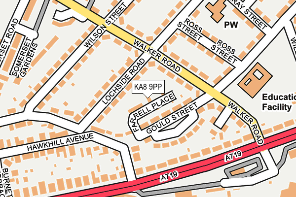 KA8 9PP map - OS OpenMap – Local (Ordnance Survey)