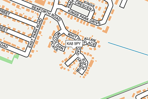 KA8 9PY map - OS OpenMap – Local (Ordnance Survey)