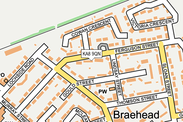 KA8 9QN map - OS OpenMap – Local (Ordnance Survey)