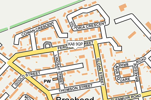 KA8 9QP map - OS OpenMap – Local (Ordnance Survey)