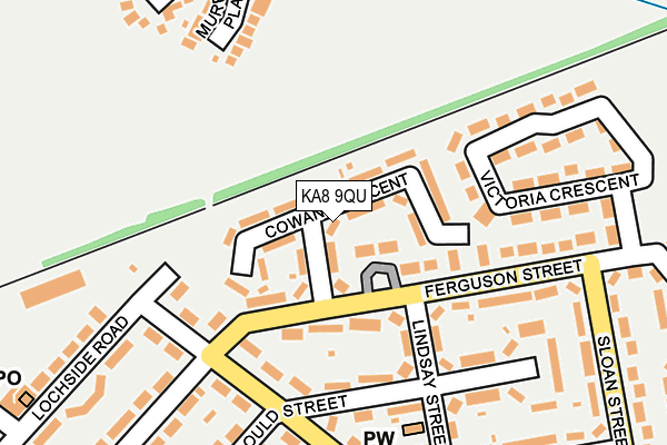 KA8 9QU map - OS OpenMap – Local (Ordnance Survey)