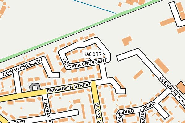 KA8 9RR map - OS OpenMap – Local (Ordnance Survey)