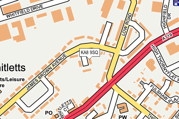 KA8 9SQ map - OS OpenMap – Local (Ordnance Survey)