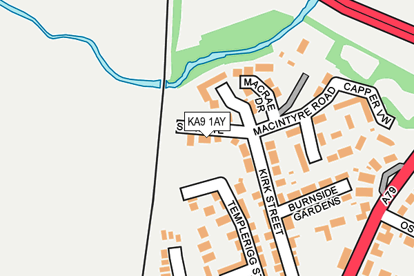 KA9 1AY map - OS OpenMap – Local (Ordnance Survey)