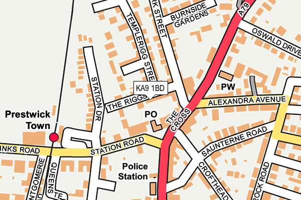 KA9 1BD map - OS OpenMap – Local (Ordnance Survey)