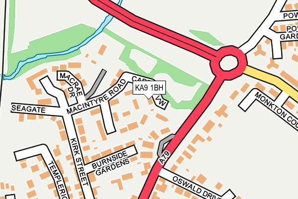 KA9 1BH map - OS OpenMap – Local (Ordnance Survey)