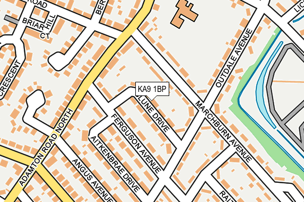 KA9 1BP map - OS OpenMap – Local (Ordnance Survey)