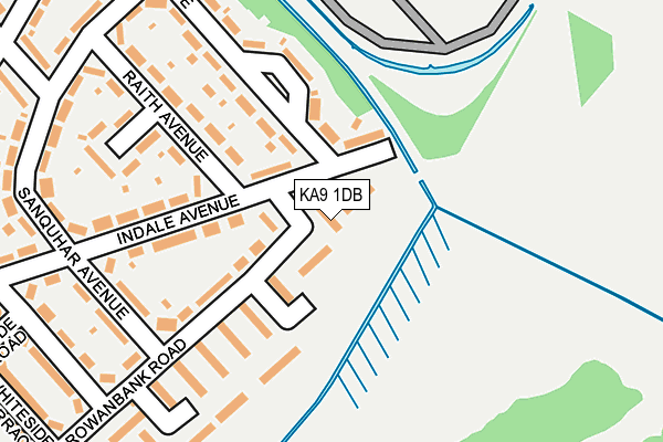 KA9 1DB map - OS OpenMap – Local (Ordnance Survey)