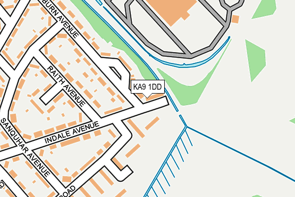 KA9 1DD map - OS OpenMap – Local (Ordnance Survey)