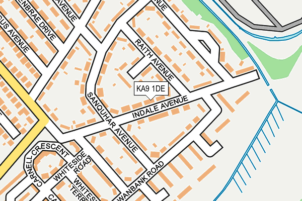 KA9 1DE map - OS OpenMap – Local (Ordnance Survey)