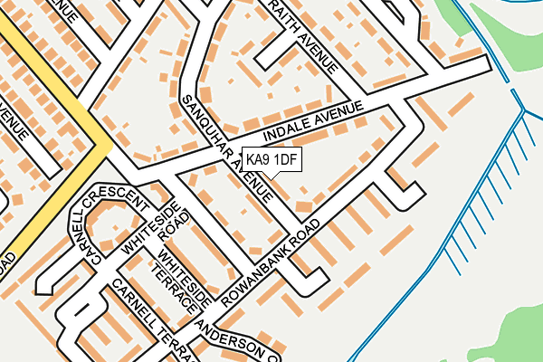 KA9 1DF map - OS OpenMap – Local (Ordnance Survey)