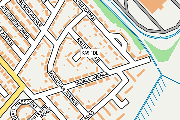 KA9 1DL map - OS OpenMap – Local (Ordnance Survey)