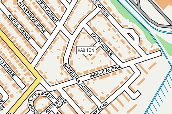 KA9 1DN map - OS OpenMap – Local (Ordnance Survey)