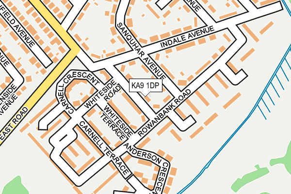 KA9 1DP map - OS OpenMap – Local (Ordnance Survey)