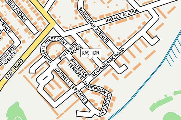KA9 1DR map - OS OpenMap – Local (Ordnance Survey)