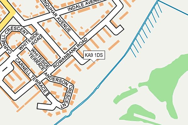 KA9 1DS map - OS OpenMap – Local (Ordnance Survey)
