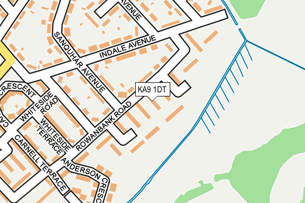 KA9 1DT map - OS OpenMap – Local (Ordnance Survey)