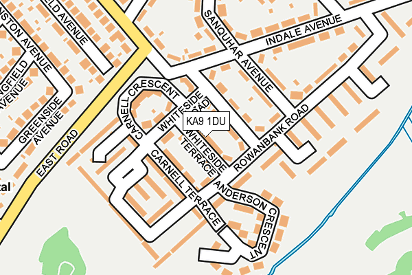 KA9 1DU map - OS OpenMap – Local (Ordnance Survey)