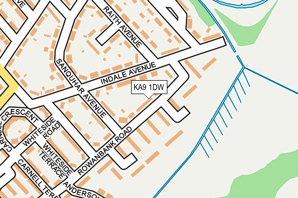 KA9 1DW map - OS OpenMap – Local (Ordnance Survey)