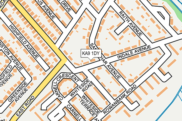 KA9 1DY map - OS OpenMap – Local (Ordnance Survey)