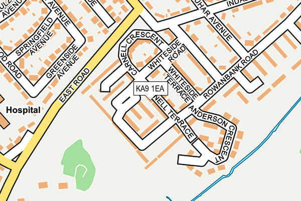 KA9 1EA map - OS OpenMap – Local (Ordnance Survey)