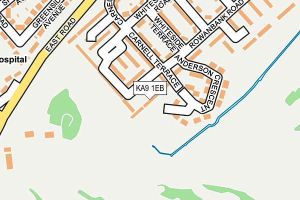 KA9 1EB map - OS OpenMap – Local (Ordnance Survey)