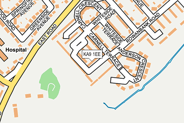 KA9 1EE map - OS OpenMap – Local (Ordnance Survey)