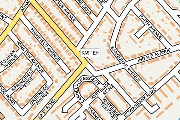 KA9 1EH map - OS OpenMap – Local (Ordnance Survey)