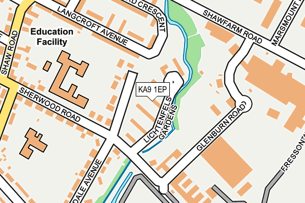 KA9 1EP map - OS OpenMap – Local (Ordnance Survey)