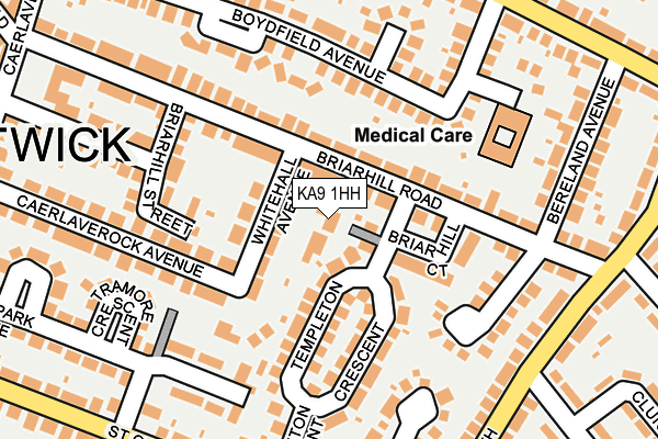 KA9 1HH map - OS OpenMap – Local (Ordnance Survey)