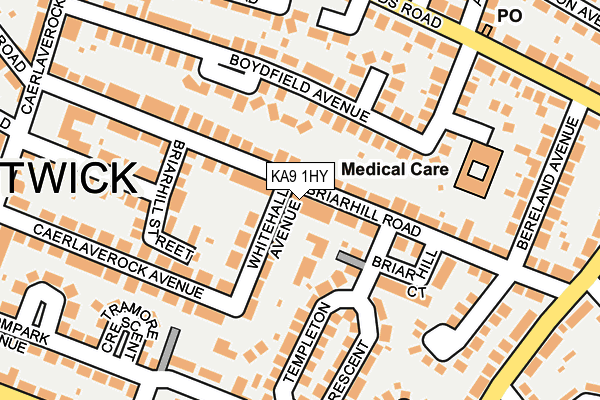 KA9 1HY map - OS OpenMap – Local (Ordnance Survey)