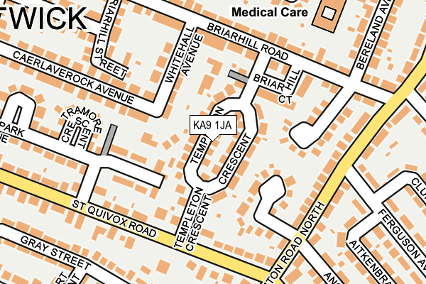 KA9 1JA map - OS OpenMap – Local (Ordnance Survey)