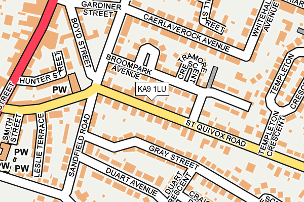 KA9 1LU map - OS OpenMap – Local (Ordnance Survey)