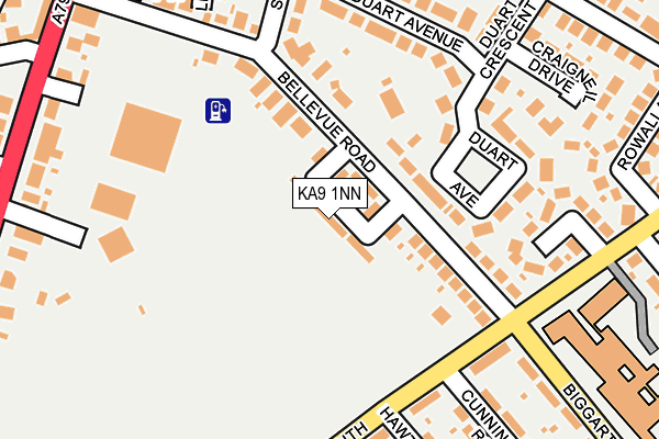 KA9 1NN map - OS OpenMap – Local (Ordnance Survey)