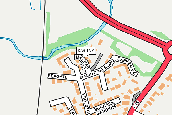 KA9 1NY map - OS OpenMap – Local (Ordnance Survey)